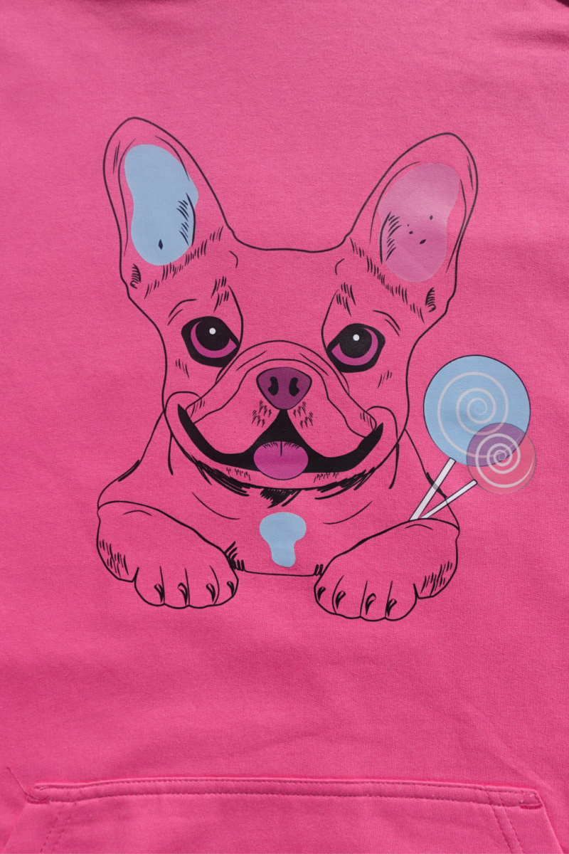 Bluza buldog z lizakami