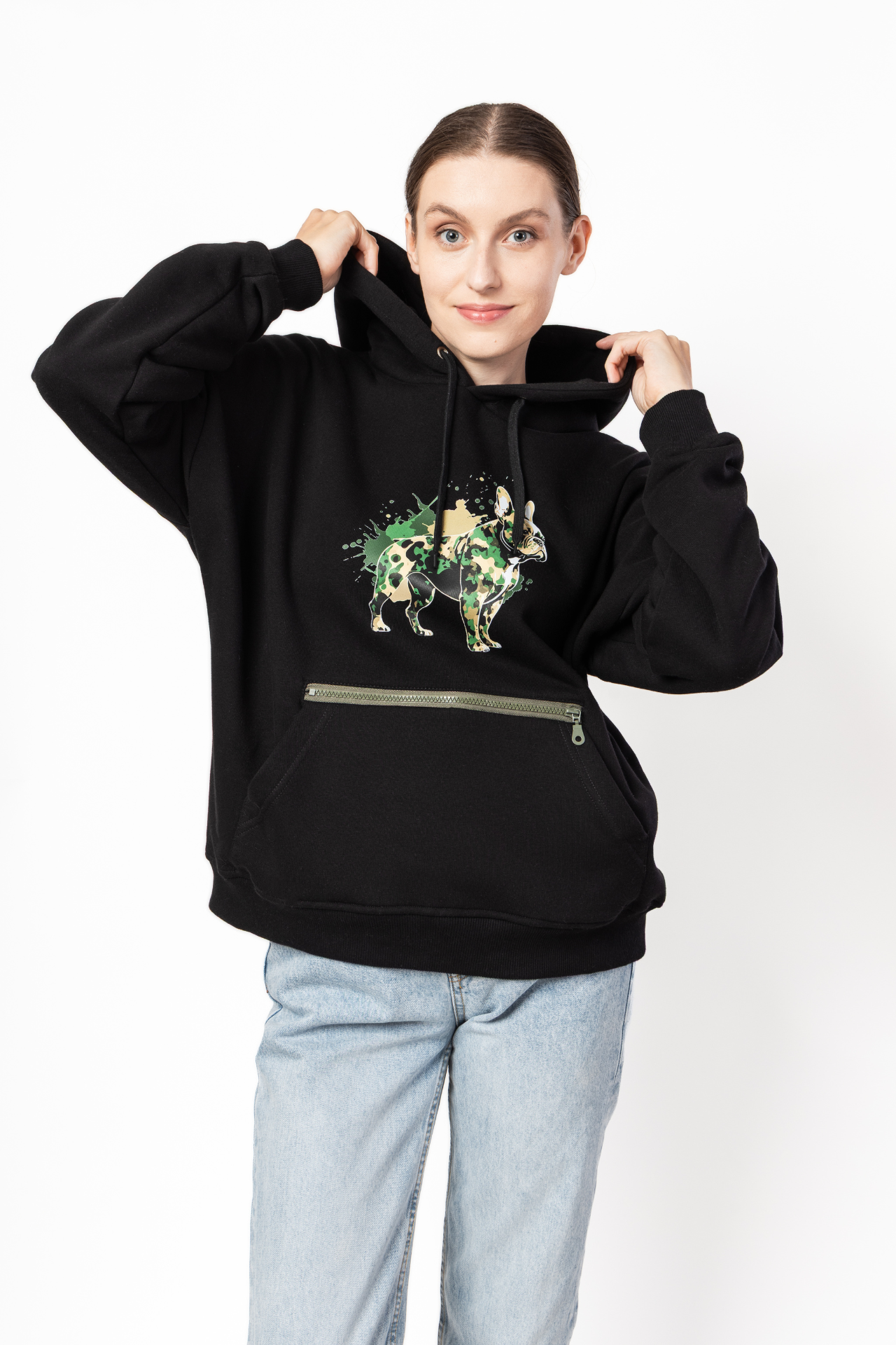 Bluza Buldog moro czarna NEW