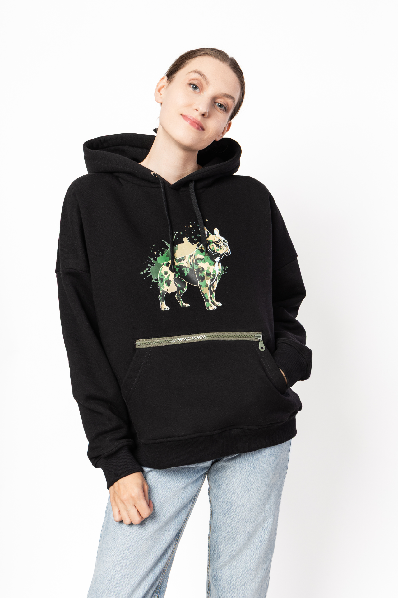 Bluza Buldog moro czarna NEW