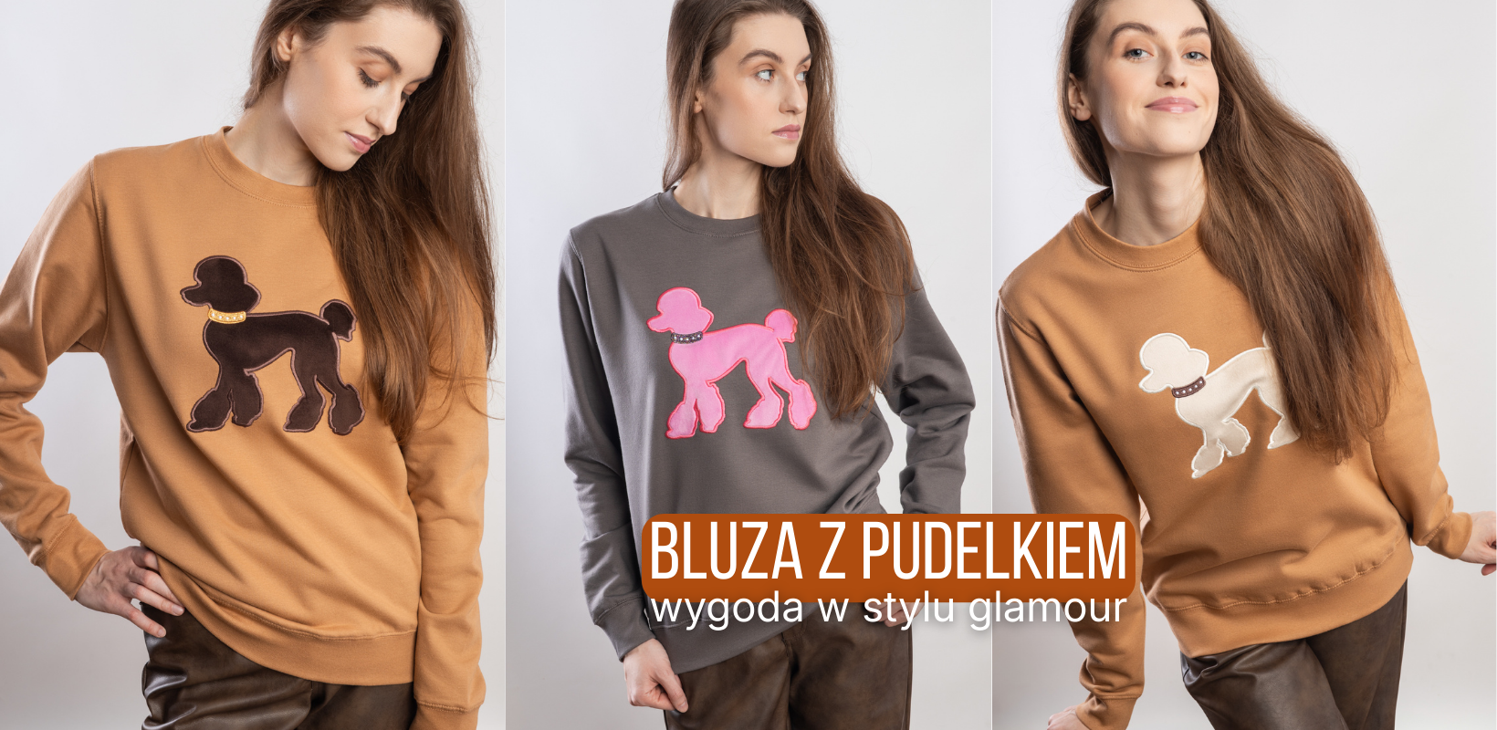 slider bluzy z pudelkiem