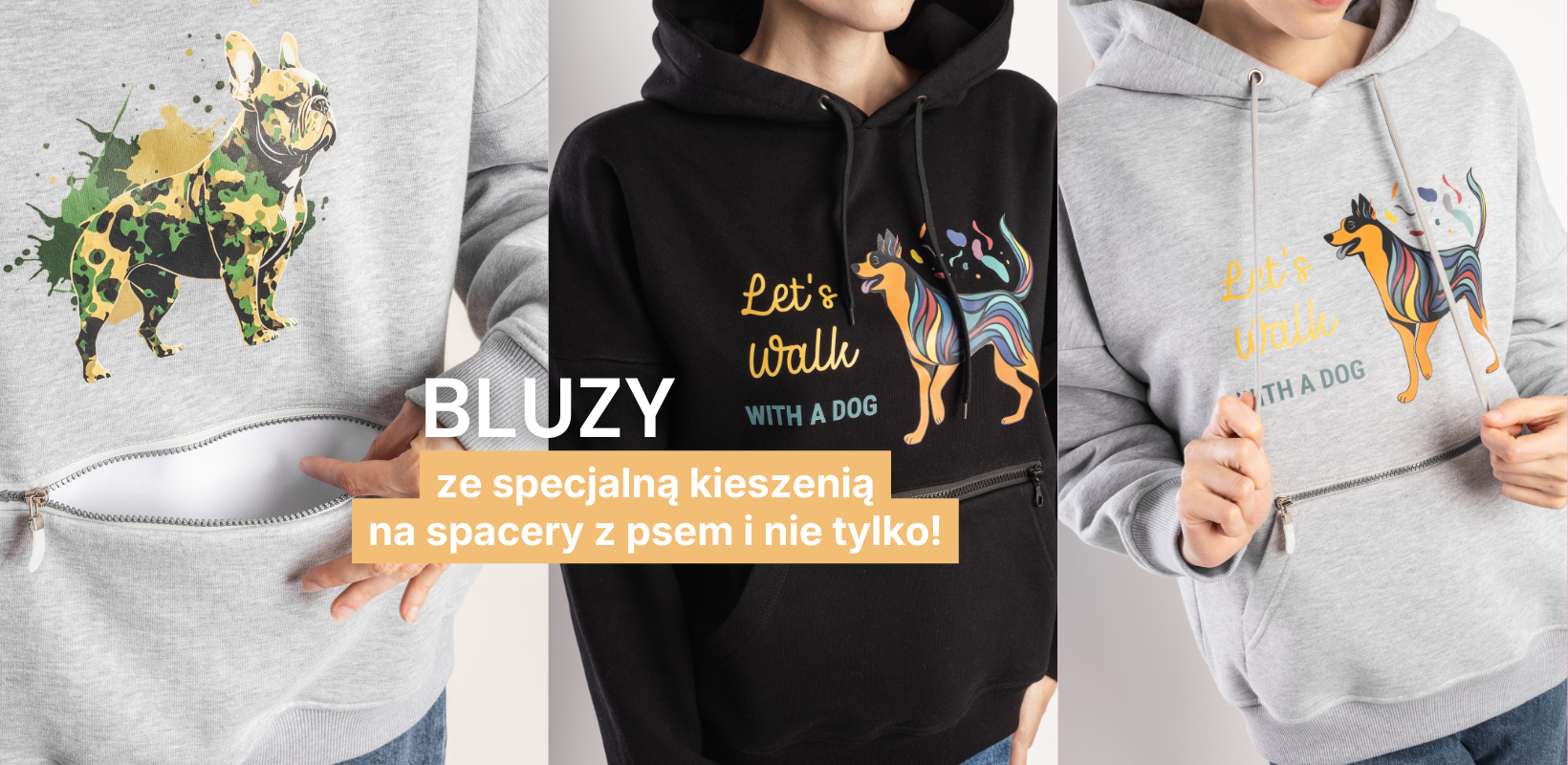 slider bluzy z kieszenią