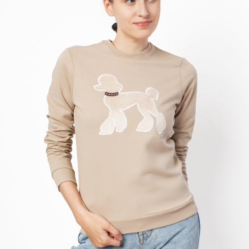 Bluza pudelek Desert + beżowy pudelek