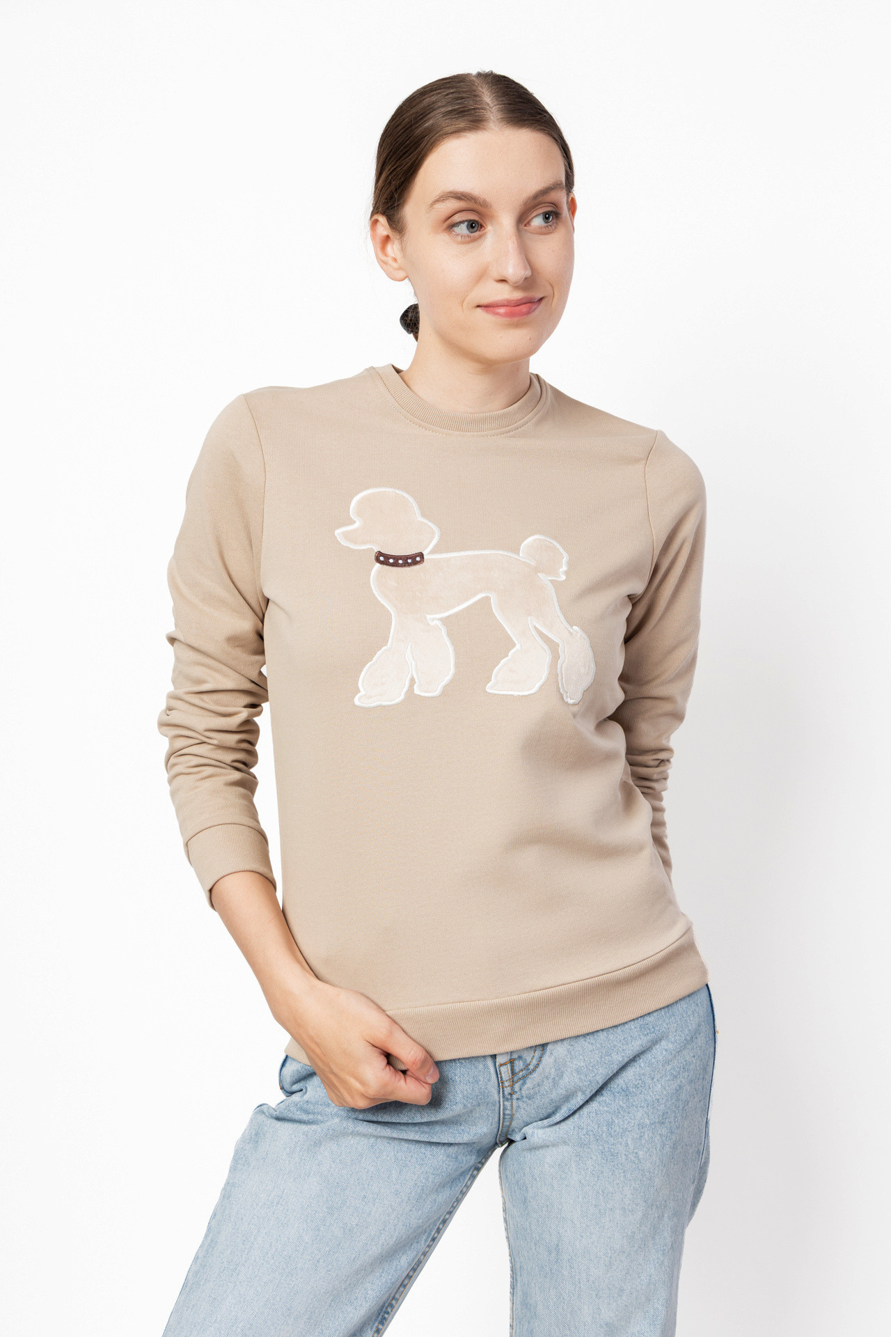 Bluza pudelek Desert + beżowy pudelek
